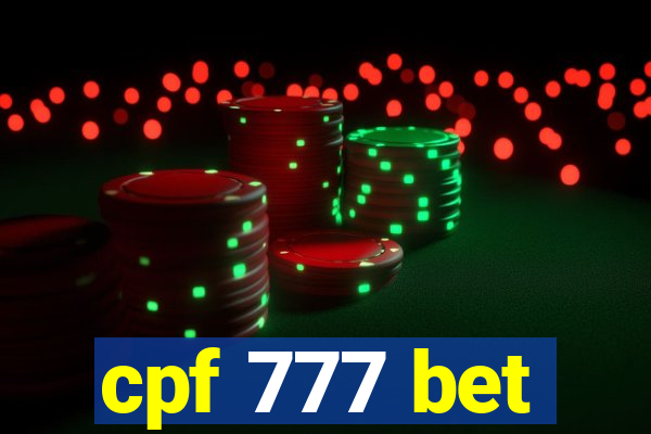 cpf 777 bet